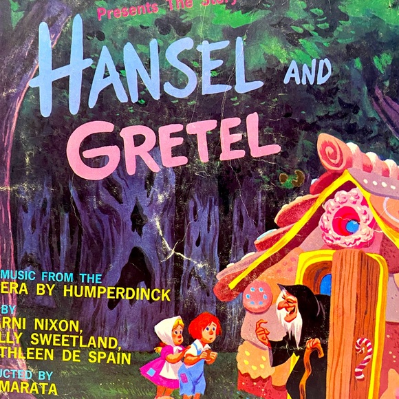 WALT DISNEY DISNEYLAND VTG 1964 THE STORY OF HANSEL AND GRETEL VINYL RECORD LP - Picture 5 of 13